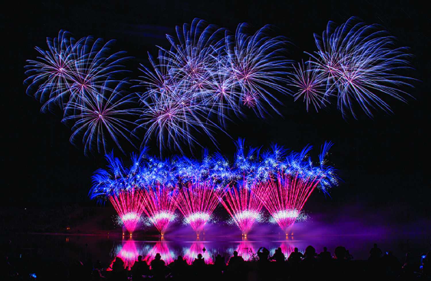 A scene from the Living Skies Come Alive fireworks show in 2019 at Moosomin Regional Park. The fireworks are back this year, with two shows planned for the August long weekend along with bands, food trucks, and a market